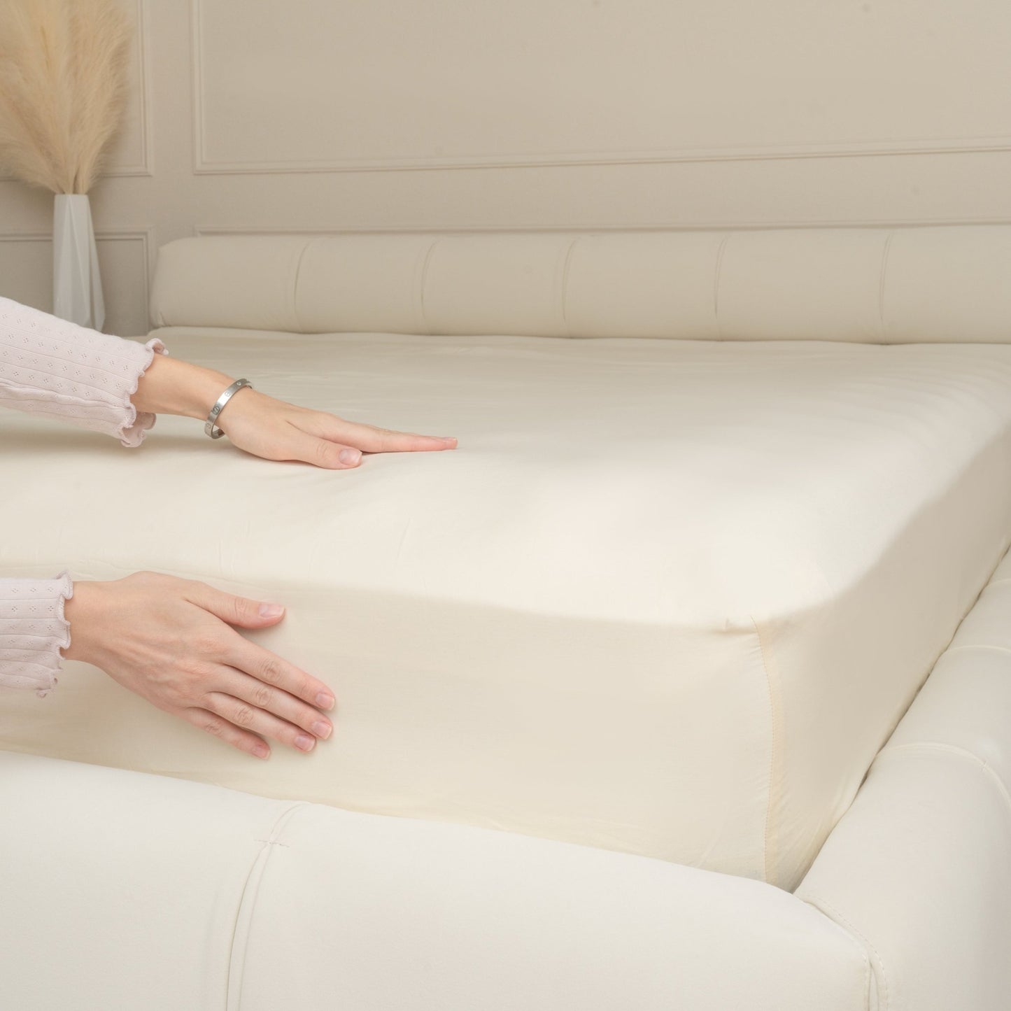 Organic Sateen Fitted Sheet - Baby Organic