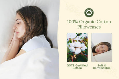 Organic Sateen Pillowcases - Baby Organic