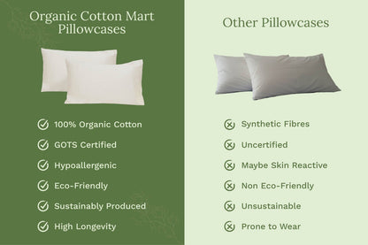 Organic Sateen Pillowcases - Baby Organic