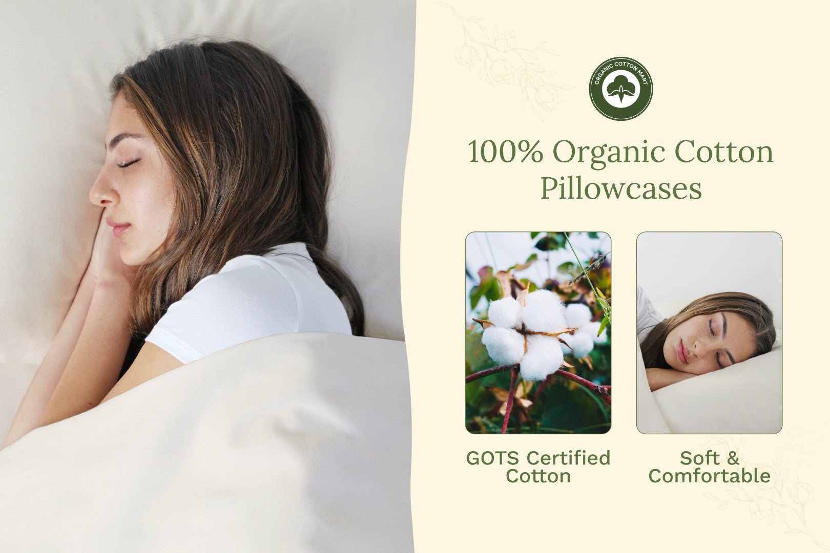 Organic Sateen Pillowcases - Baby Organic