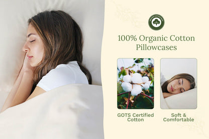 Organic Sateen Pillowcases - Baby Organic