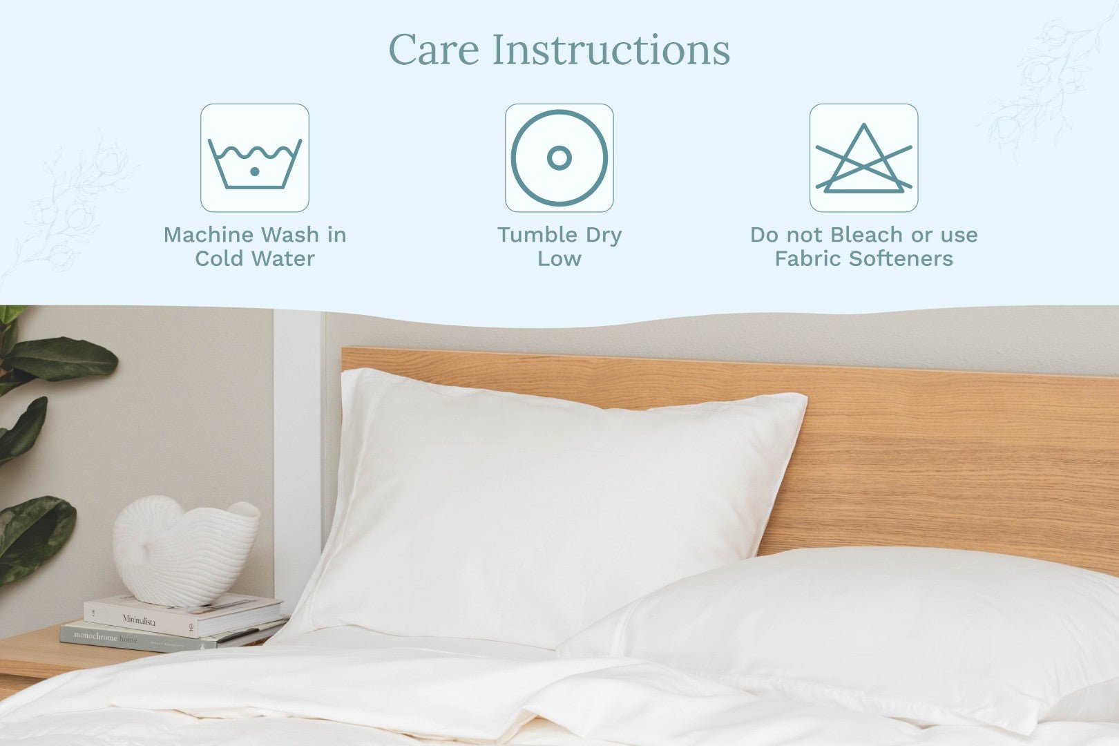 Organic Sateen Pillowcases - Baby Organic
