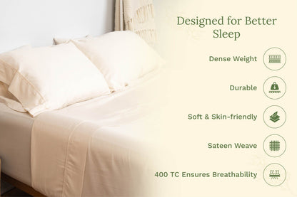 Organic Sateen Pillowcases - Baby Organic