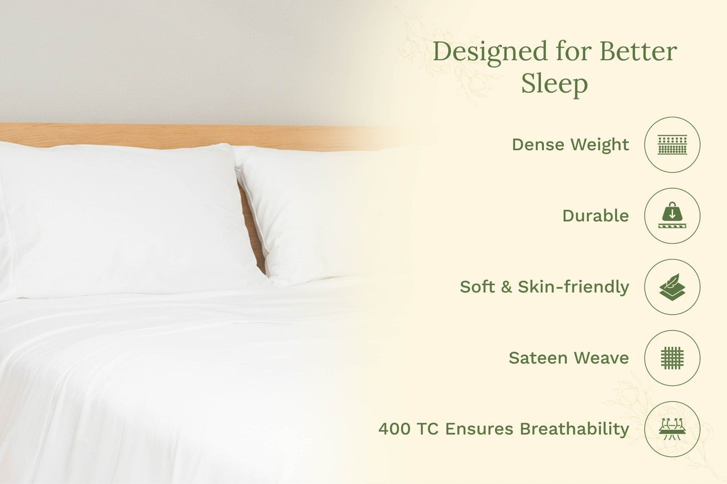 Organic Sateen Pillowcases - Baby Organic