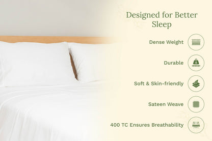 Organic Sateen Pillowcases - Baby Organic