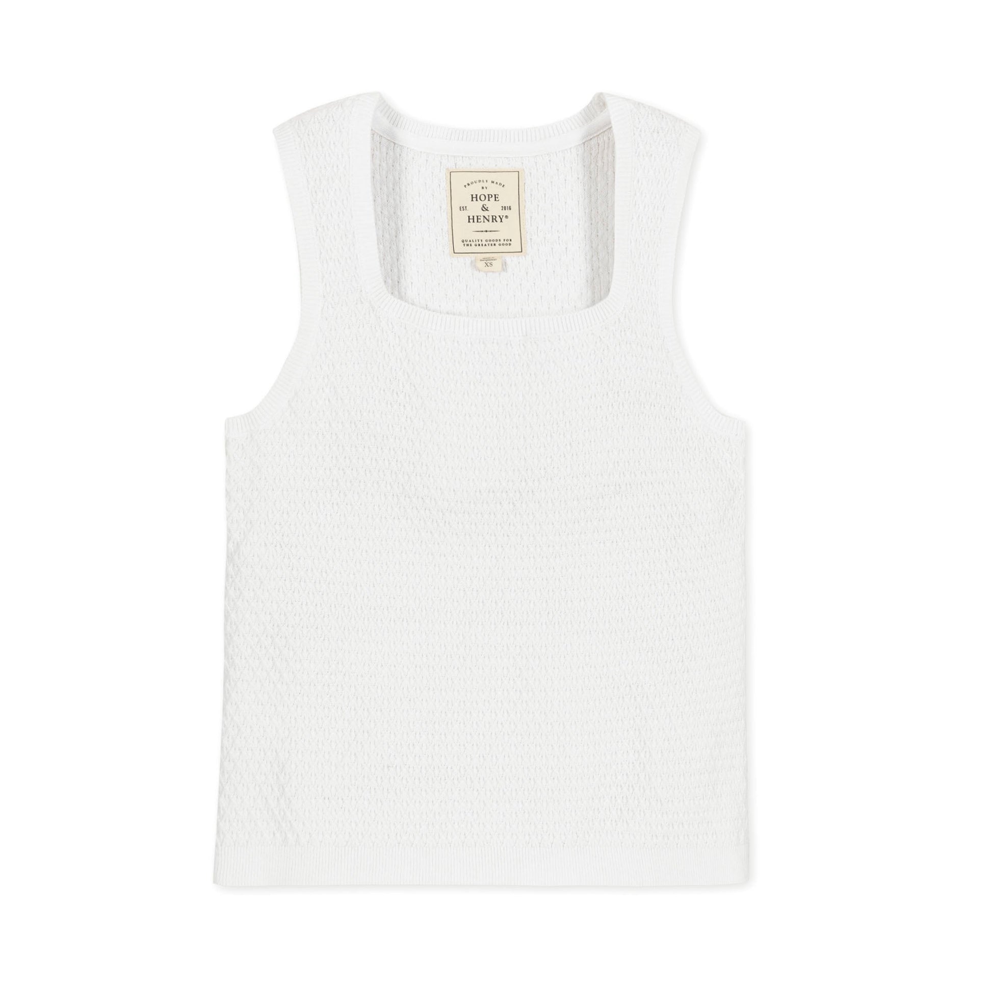 Organic Scoop Neck Sweater Tank - Baby Organic