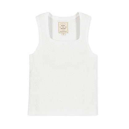Organic Scoop Neck Sweater Tank - Baby Organic