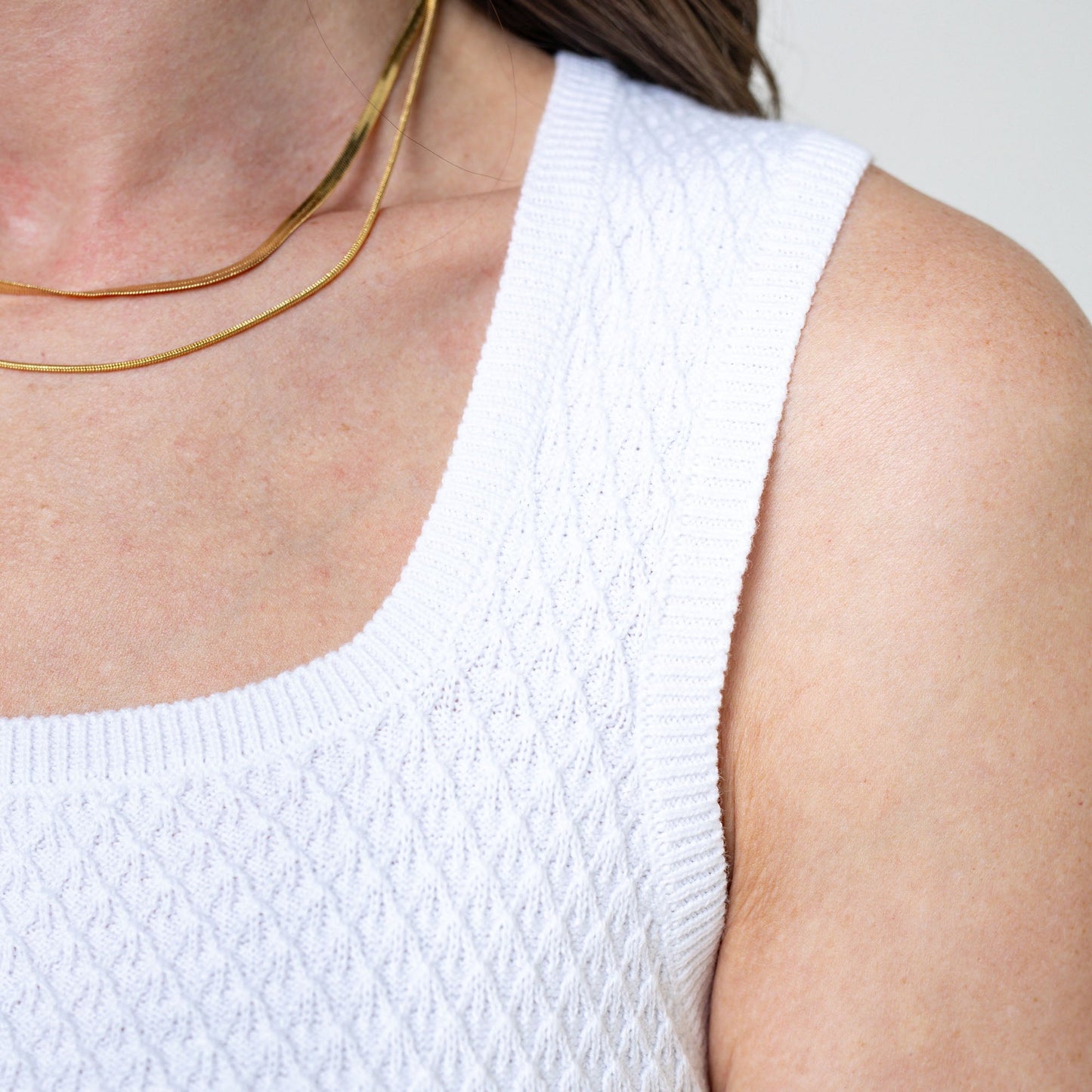Organic Scoop Neck Sweater Tank - Baby Organic