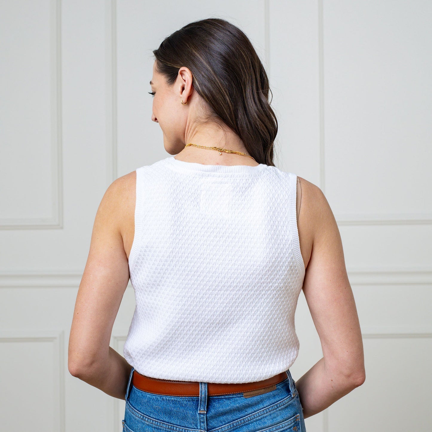 Organic Scoop Neck Sweater Tank - Baby Organic