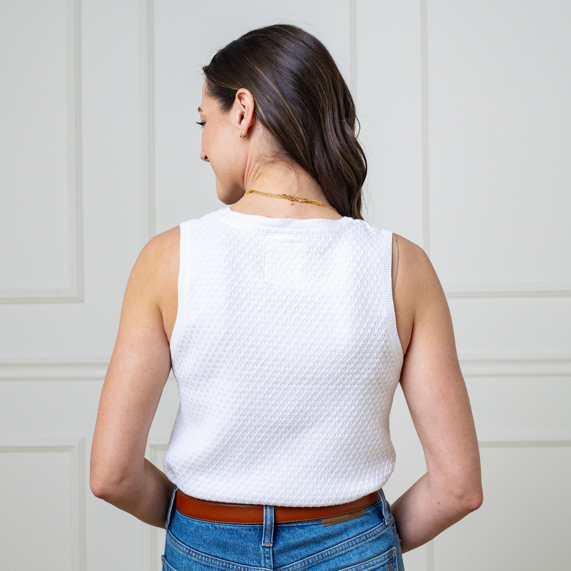 Organic Scoop Neck Sweater Tank - Baby Organic