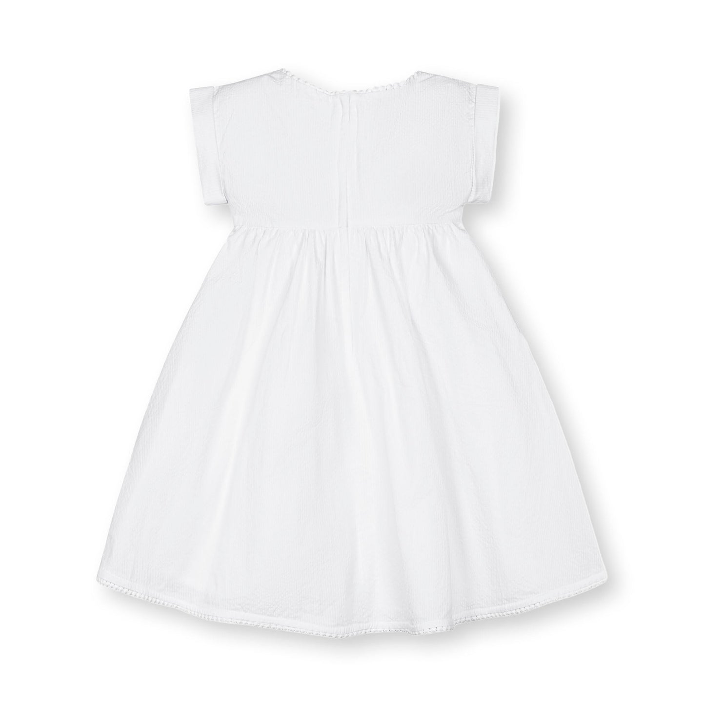 Organic Seersucker Empire Waist Dress - Baby Organic
