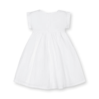 Organic Seersucker Empire Waist Dress - Baby Organic