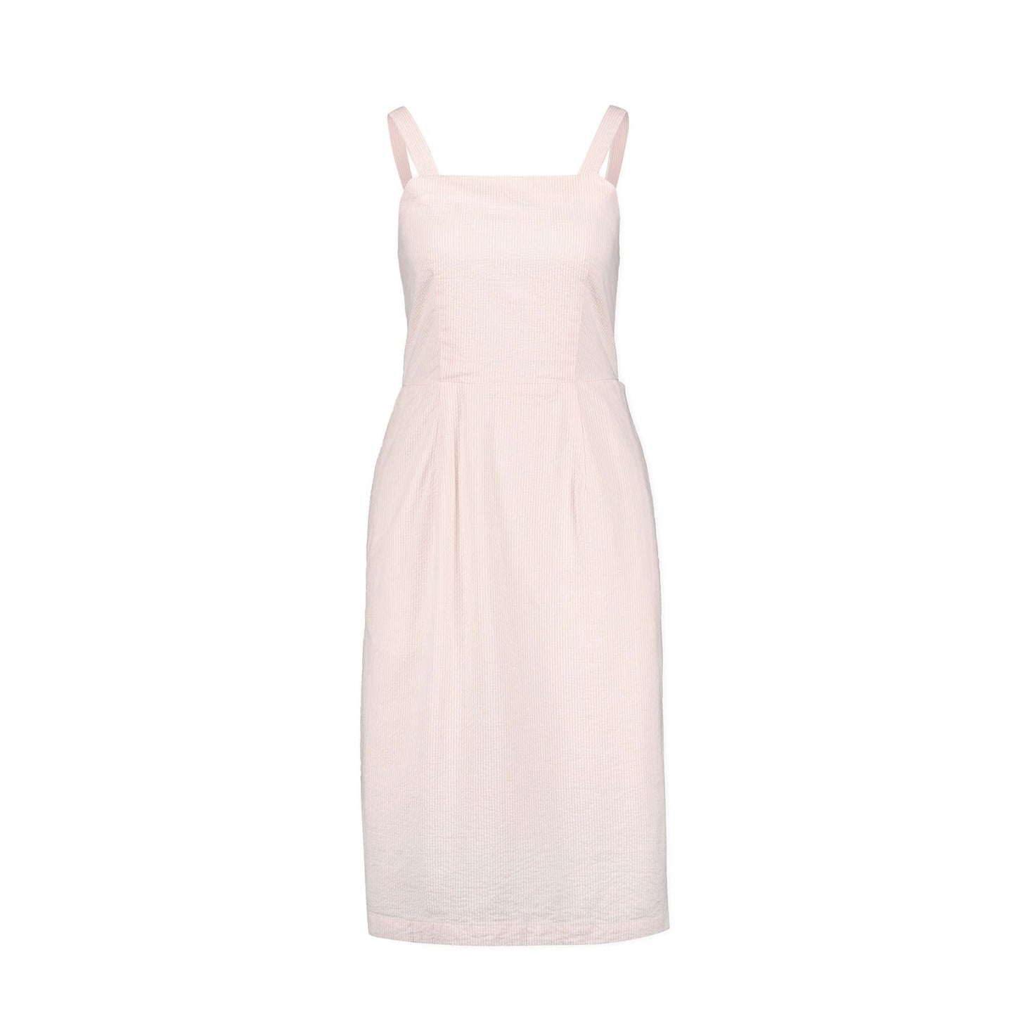Organic Seersucker Sheath Dress Light Pink - Baby Organic