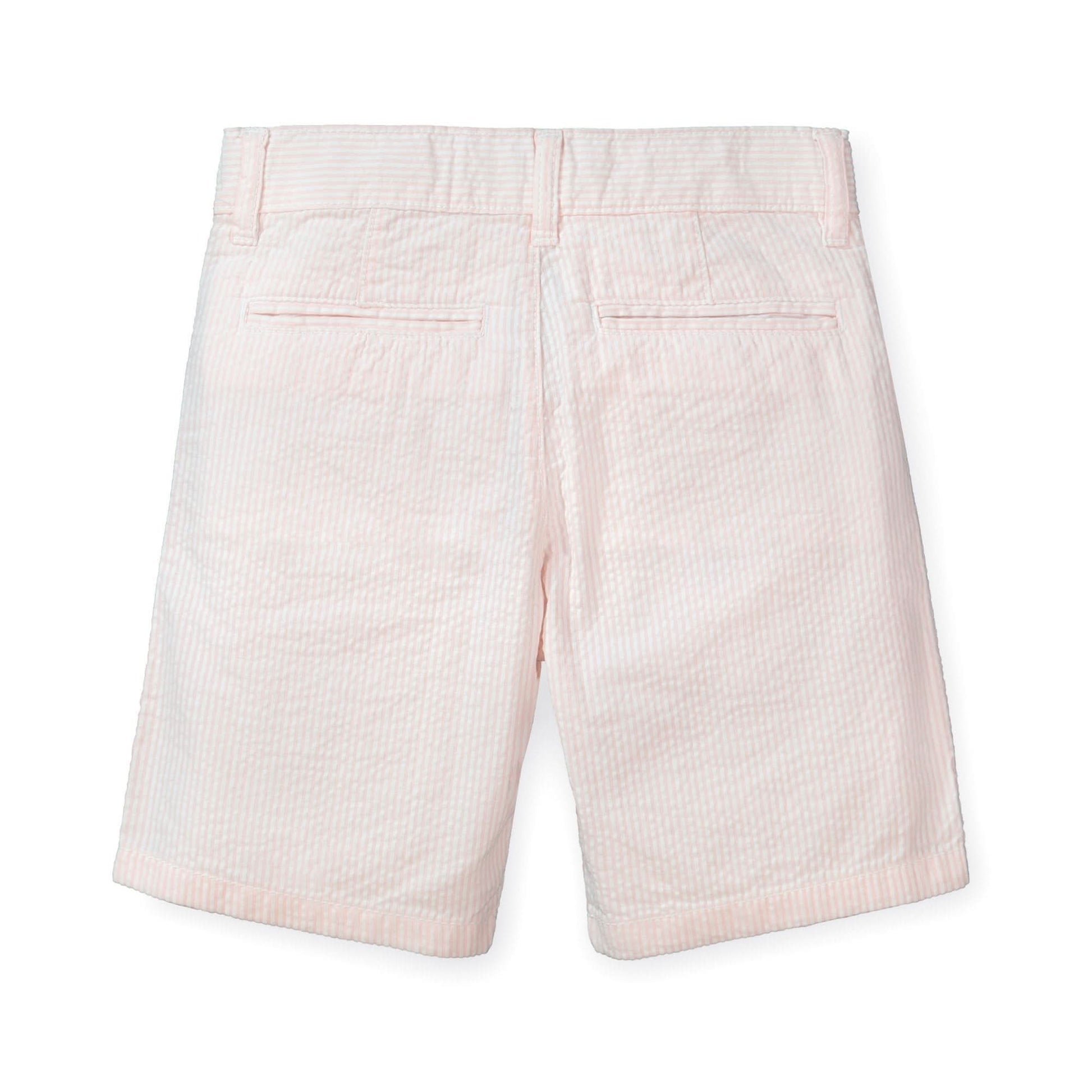 Organic Seersucker Short Pink - Baby - Baby Organic
