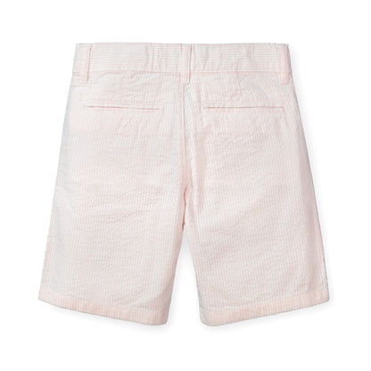 Organic Seersucker Short Pink - Baby - Baby Organic