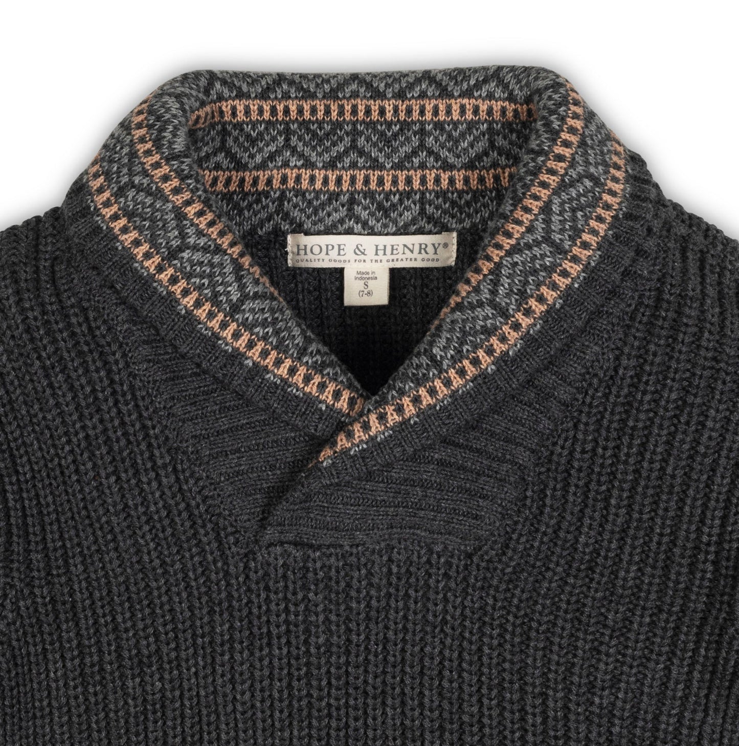 Organic Shawl Collar Sweater - Baby Organic