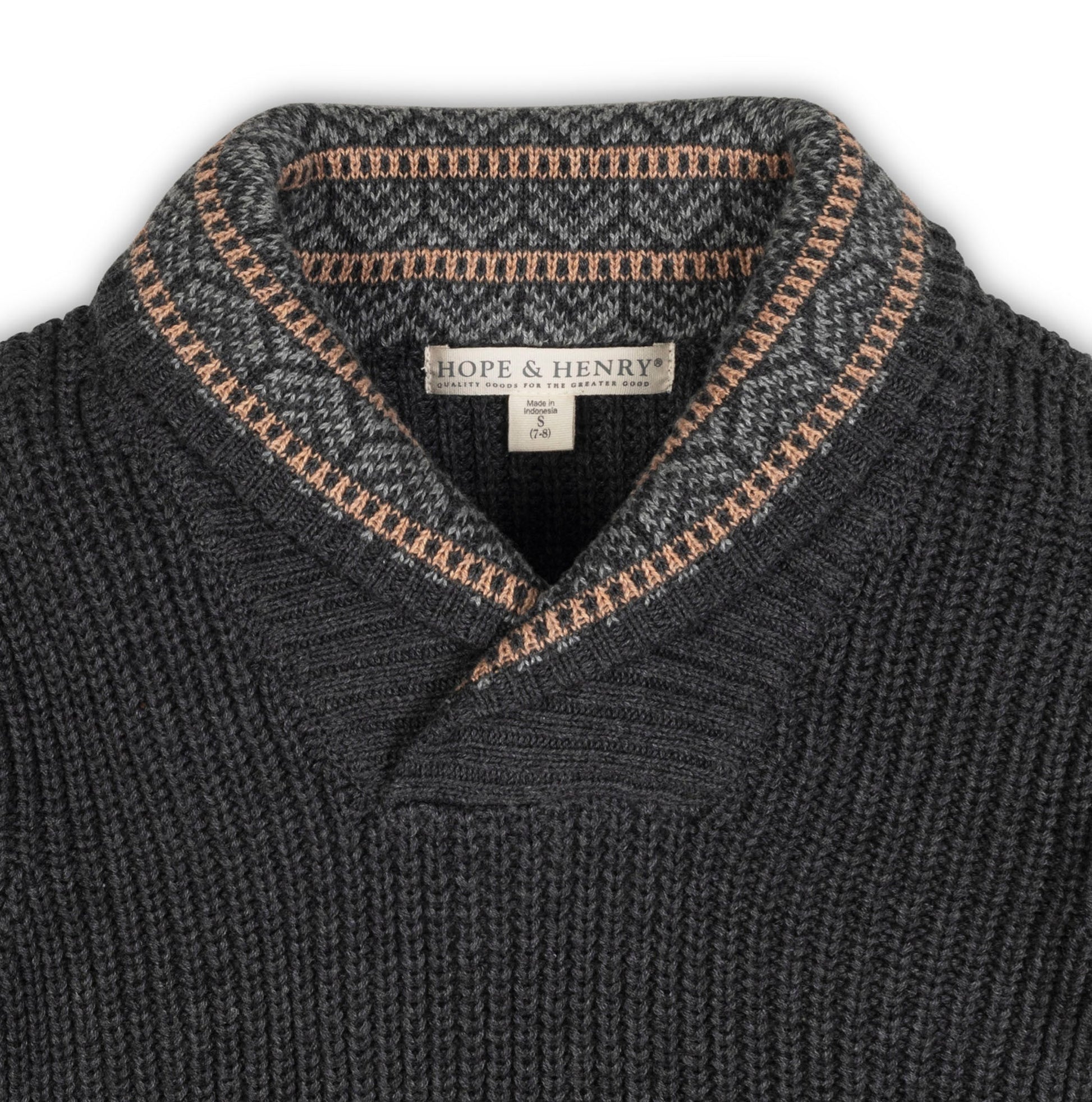 Organic Shawl Collar Sweater - Baby Organic