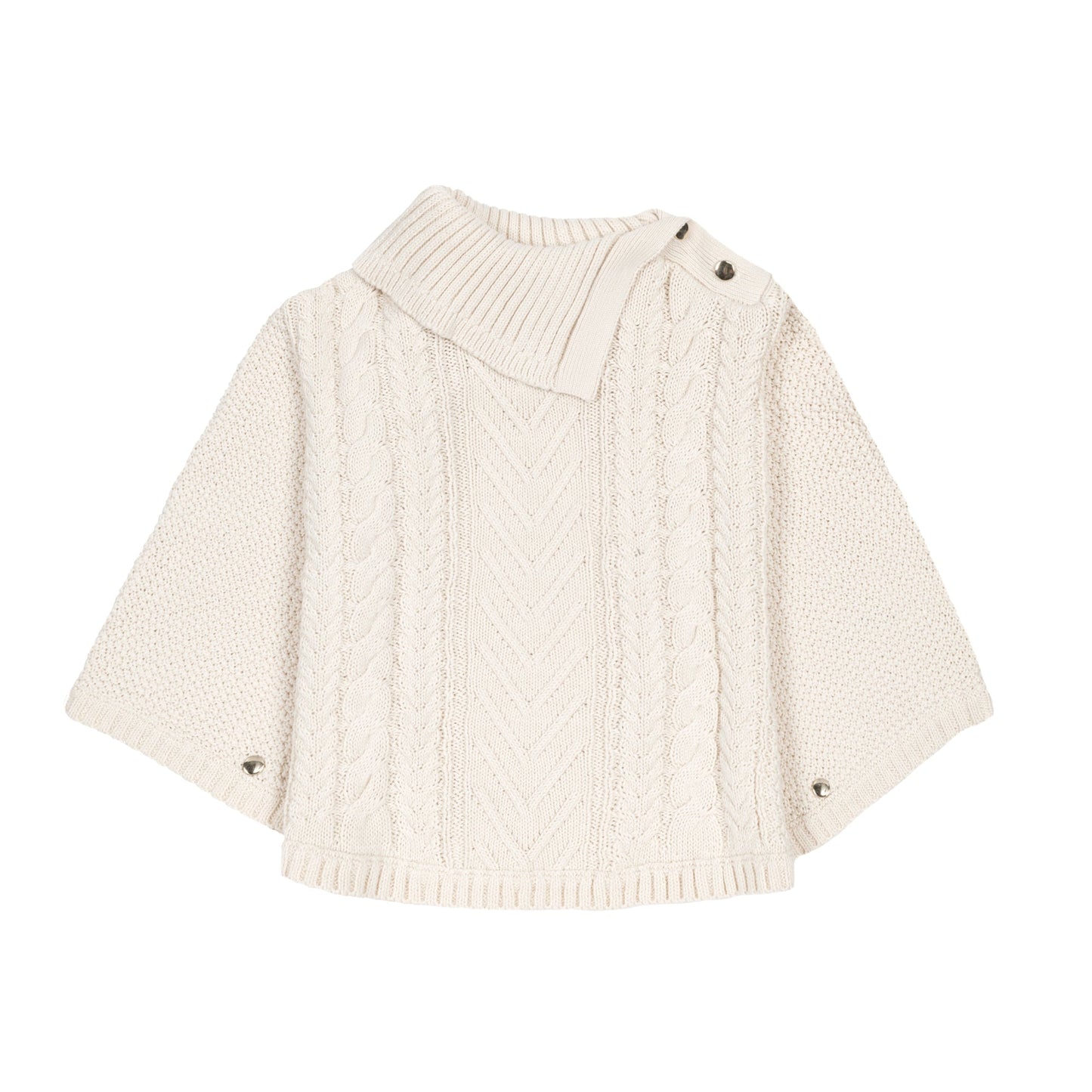 Organic Split Collar Sweater Cape - Baby - Baby Organic