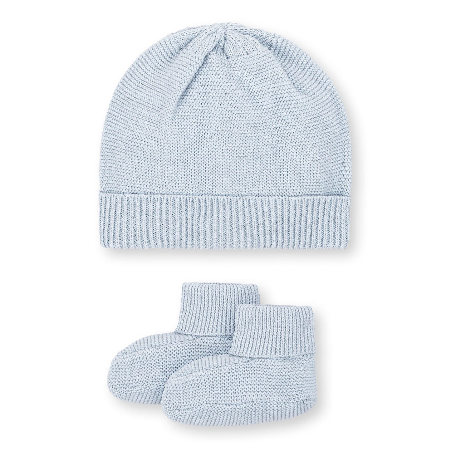 Organic Sweater Beanie and Bootie Set - Baby Organic