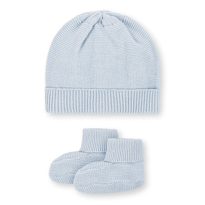 Organic Sweater Beanie and Bootie Set - Baby Organic