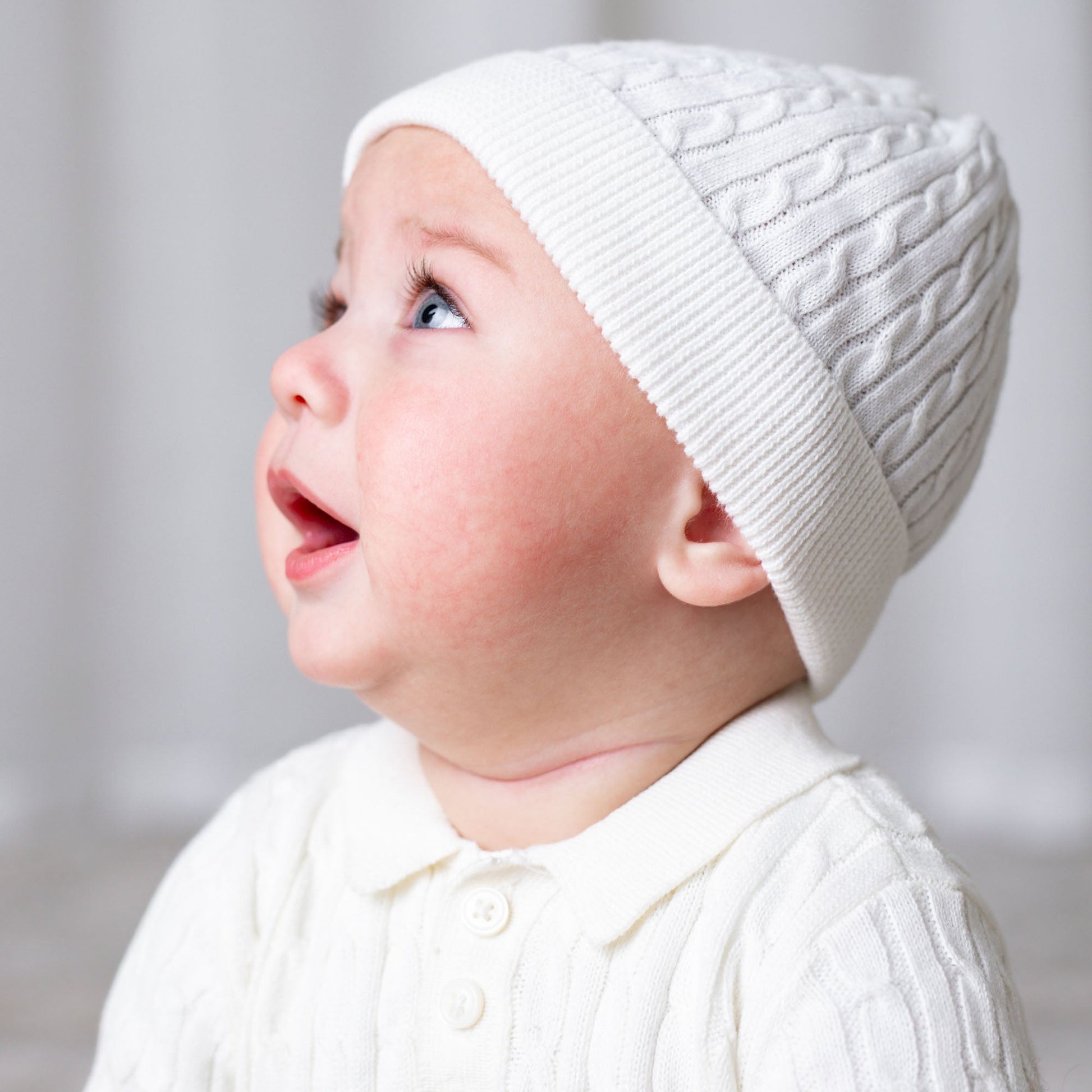 Organic Sweater Beanie and Bootie Set - Baby Organic
