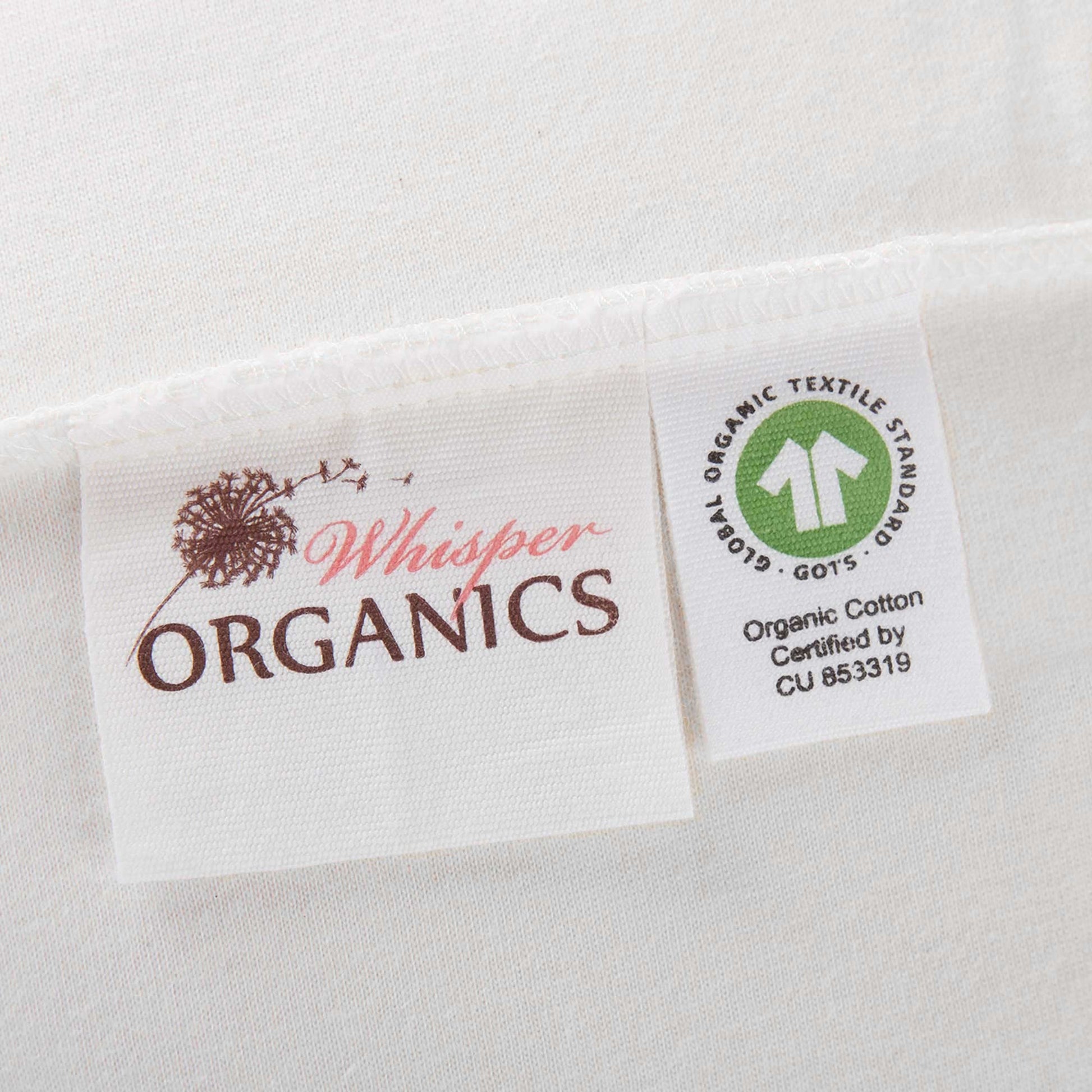 Organic Waterproof Pique Knit Mattress Cover - Baby Organic