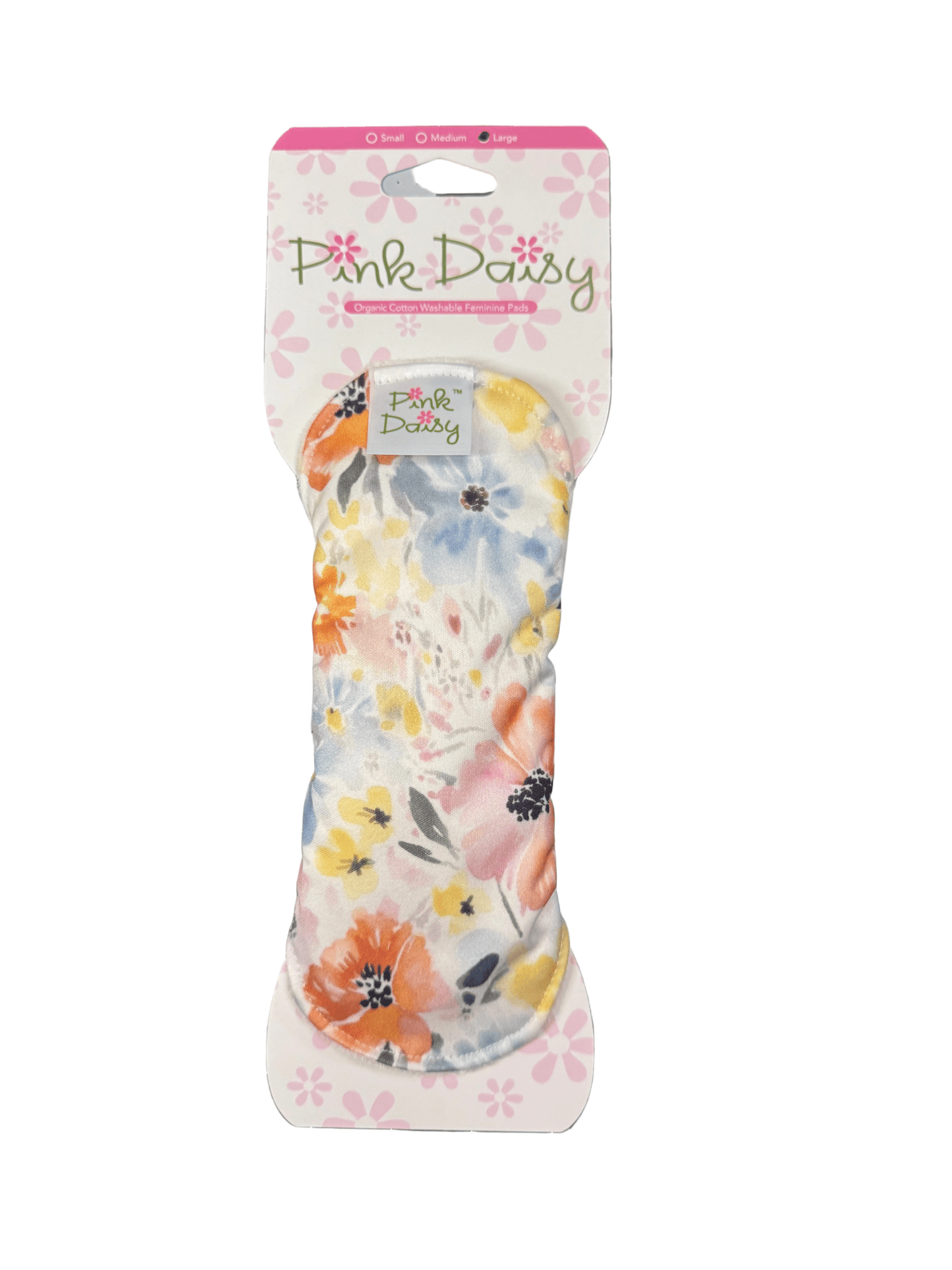 Pink Daisy Organic Cotton Feminine Pads - Baby Organic
