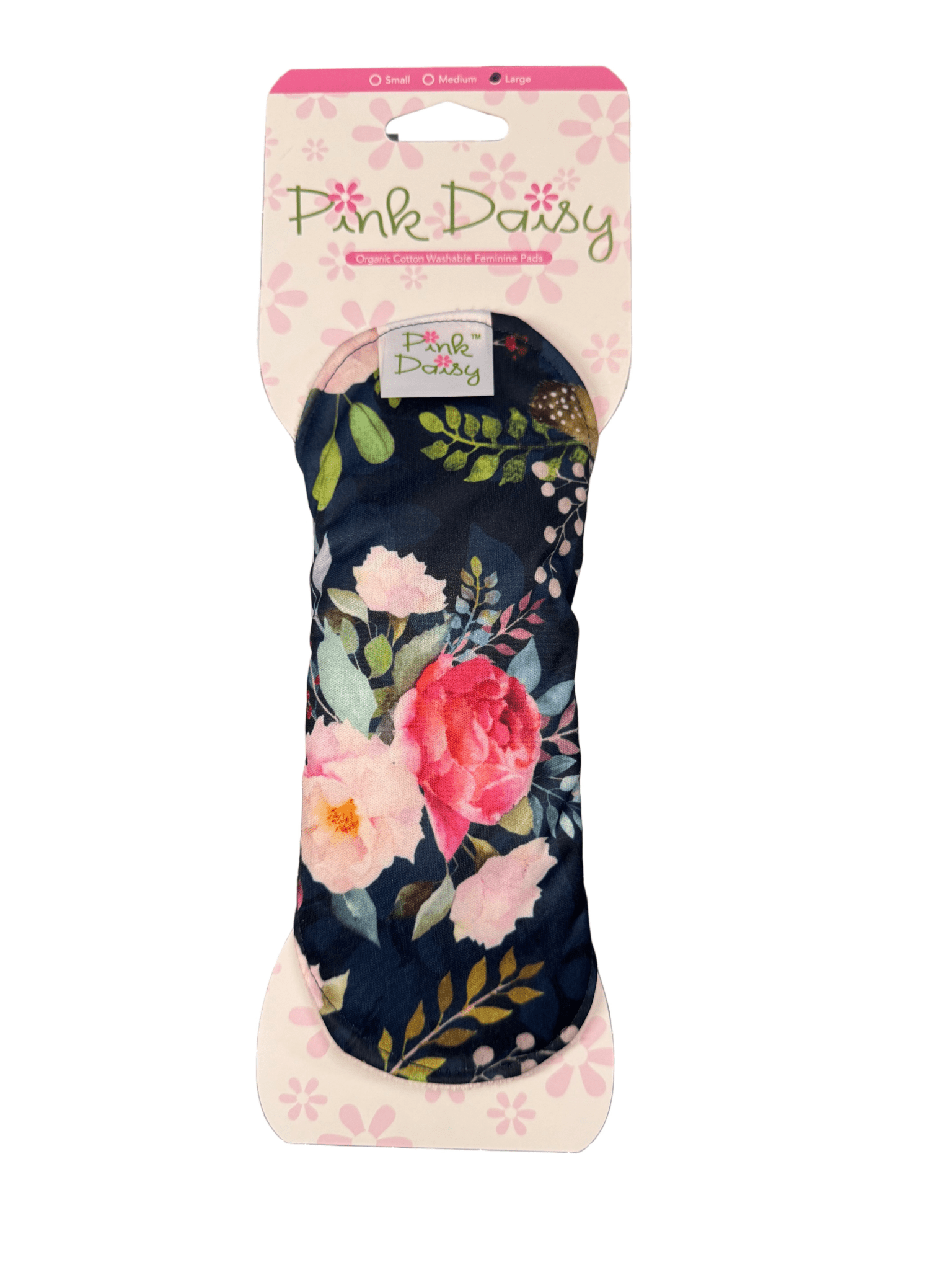 Pink Daisy Organic Cotton Feminine Pads - Baby Organic