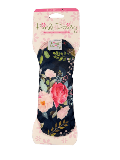 Pink Daisy Organic Cotton Feminine Pads - Baby Organic