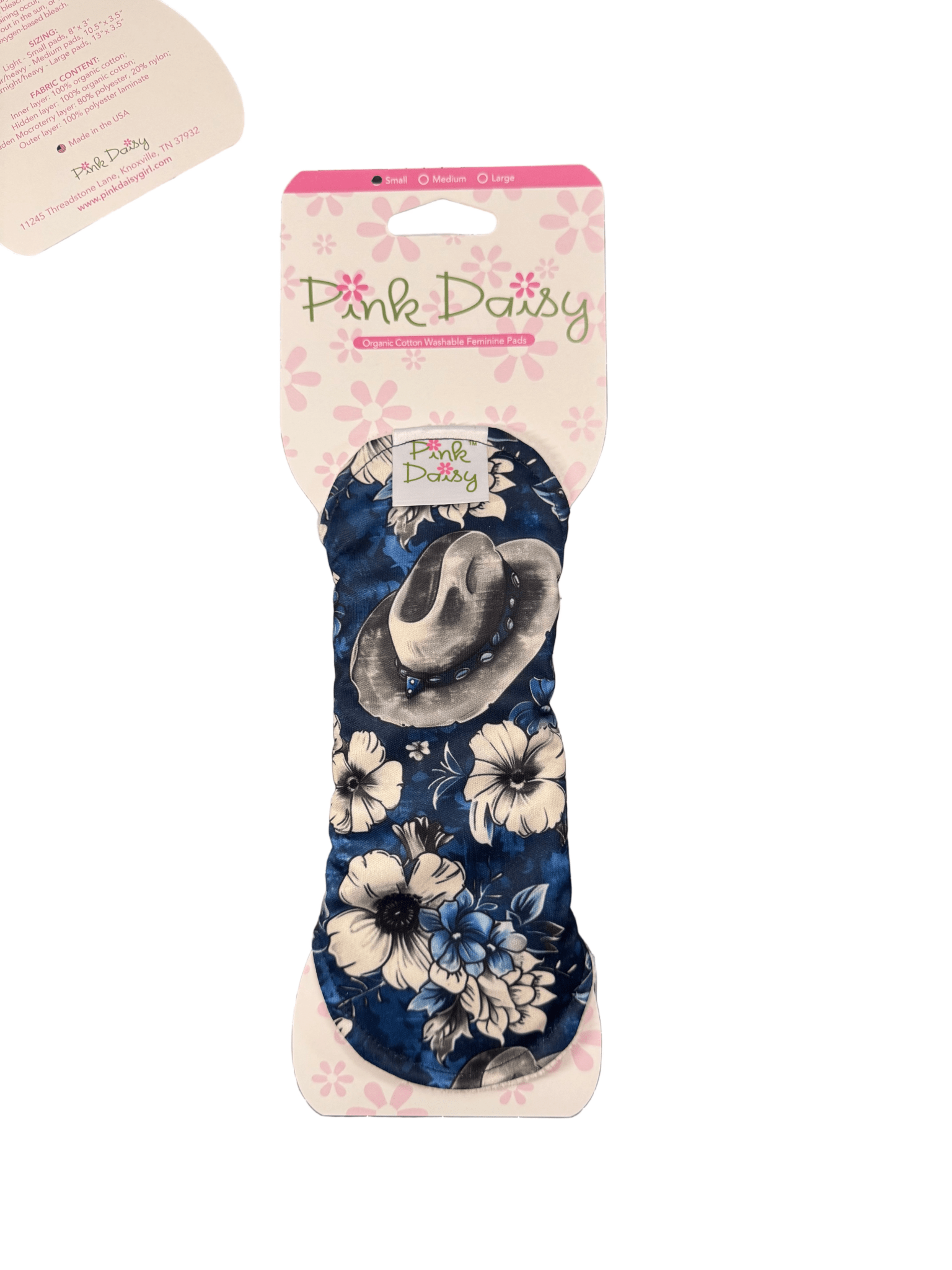 Pink Daisy Organic Cotton Feminine Pads - Baby Organic