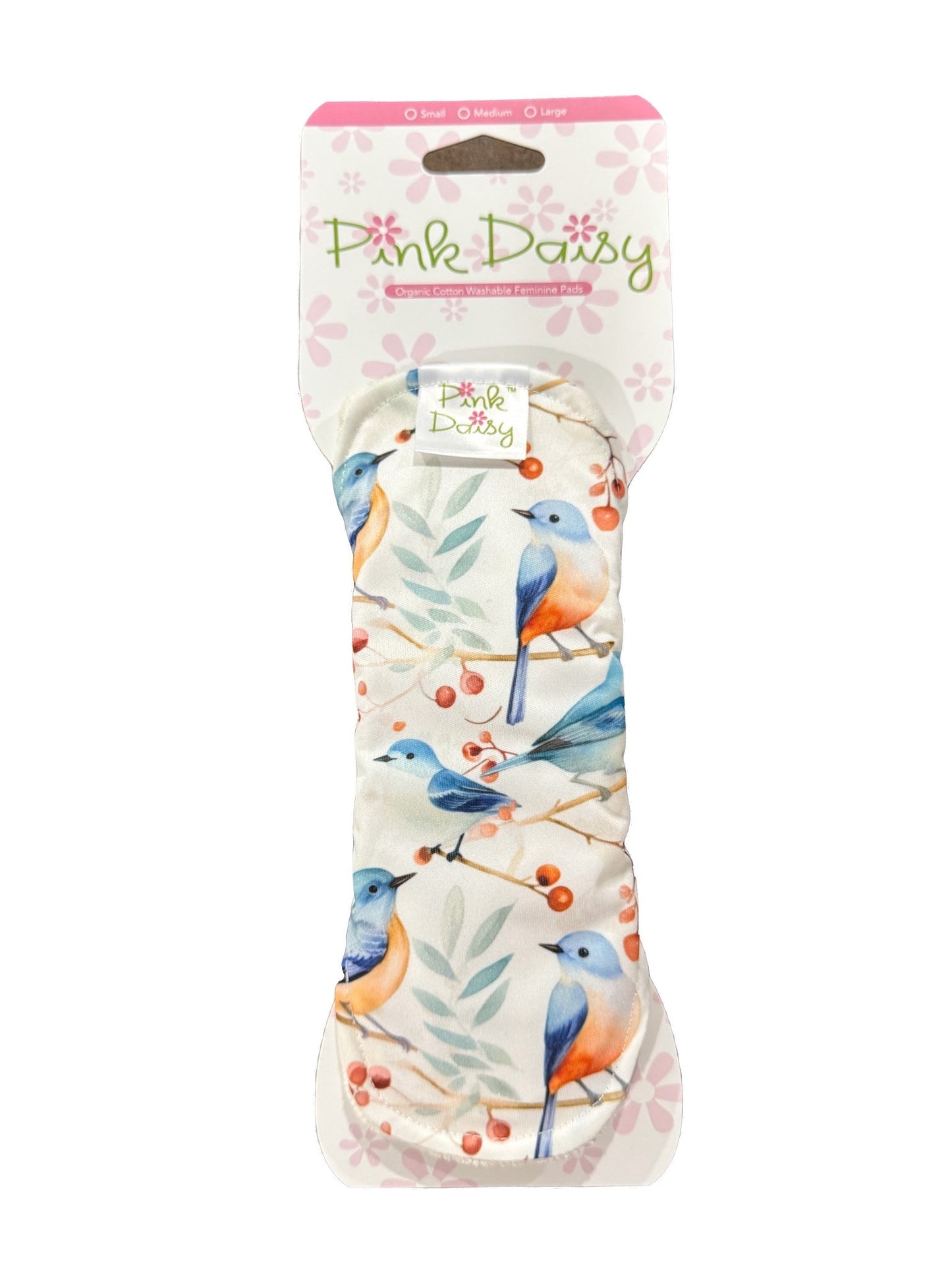 Pink Daisy Organic Cotton Feminine Pads - Baby Organic