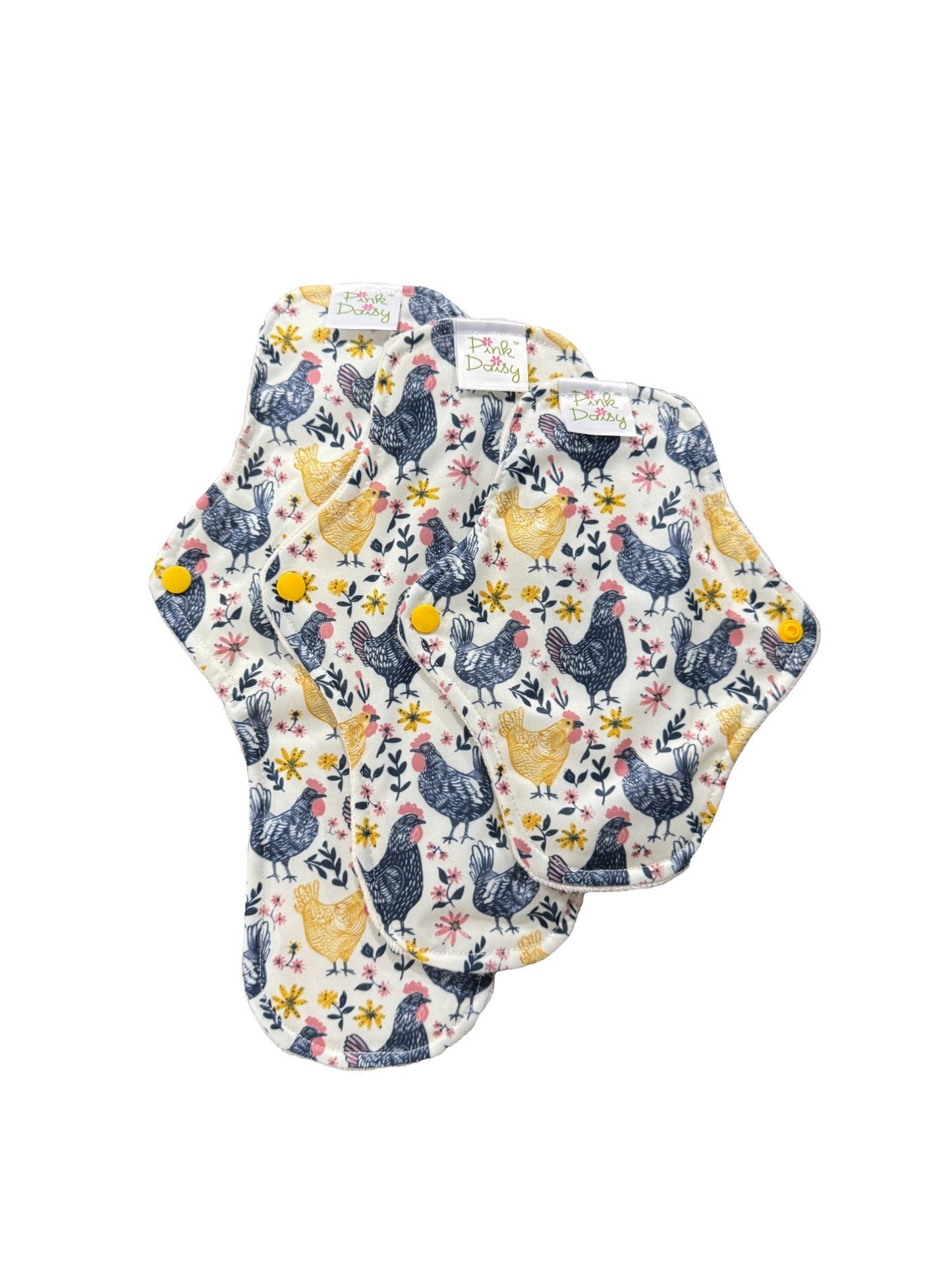 Pink Daisy Organic Cotton Feminine Pads - Baby Organic