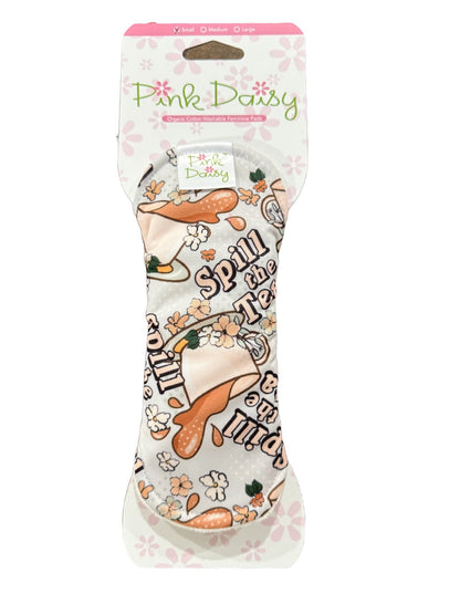 Pink Daisy Organic Cotton Feminine Pads - Baby Organic