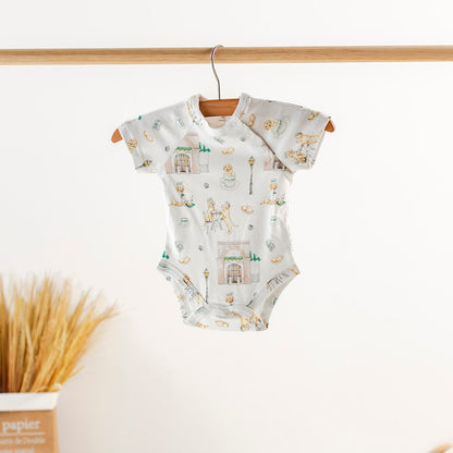 Powdered Sugar and Puppies Organic Cotton Baby Onesie - Baby Organic
