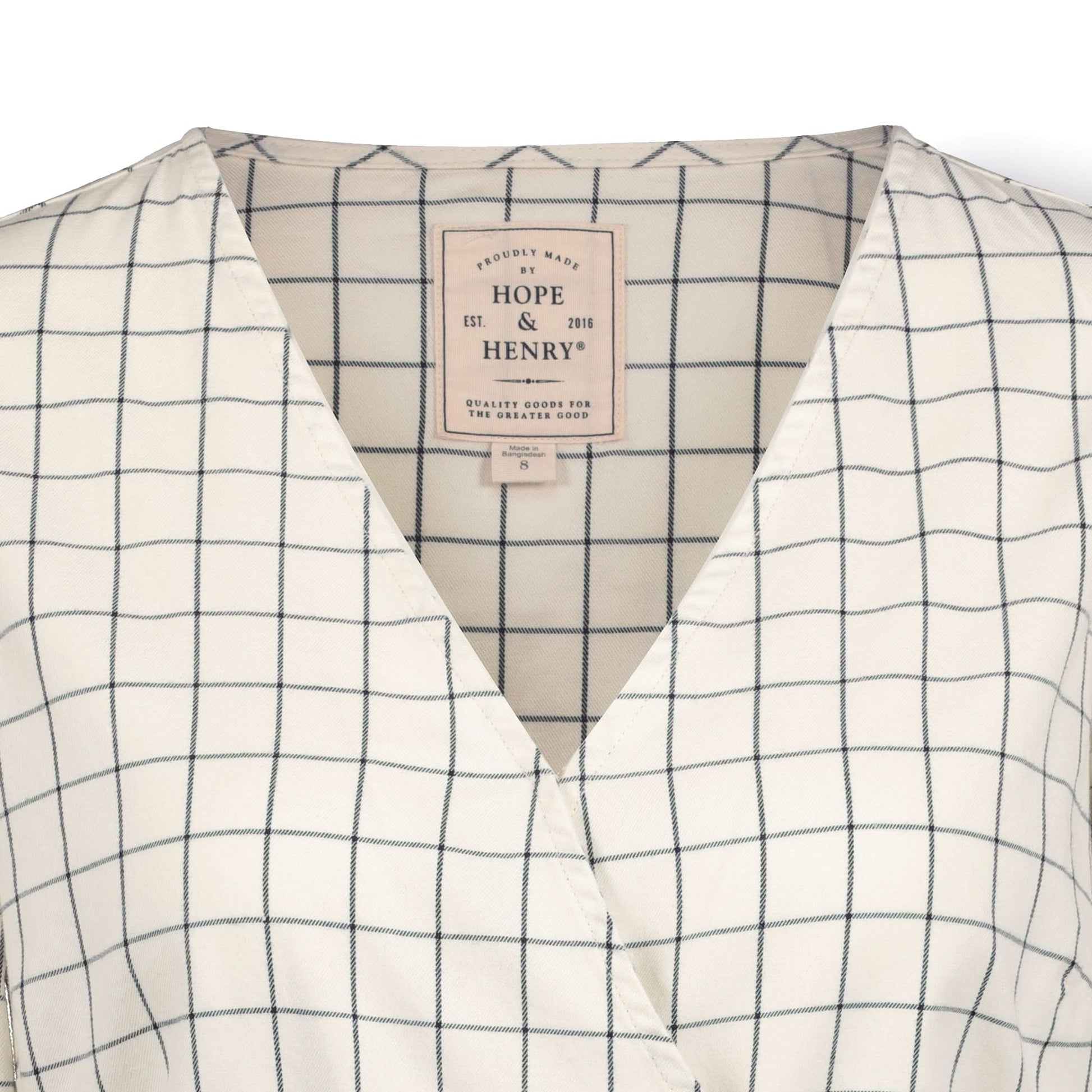 Puff Sleeve Organic Wrap Top - Baby Organic
