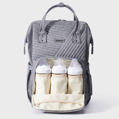 Quilted Diaper Bag Backpack - Baby Organic