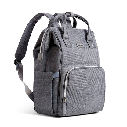 Quilted Diaper Bag Backpack - Baby Organic