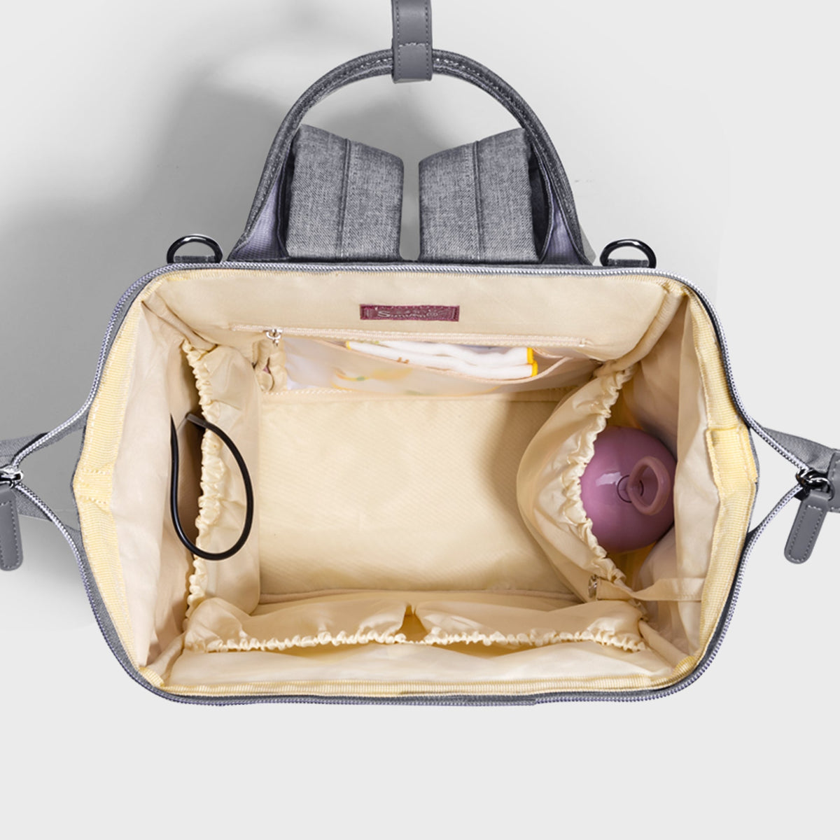 Quilted Diaper Bag Backpack - Baby Organic