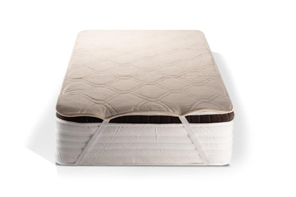 Reversible Hemp and organic cotton and Merino wool mattress pad, UK sizes - Baby Organic
