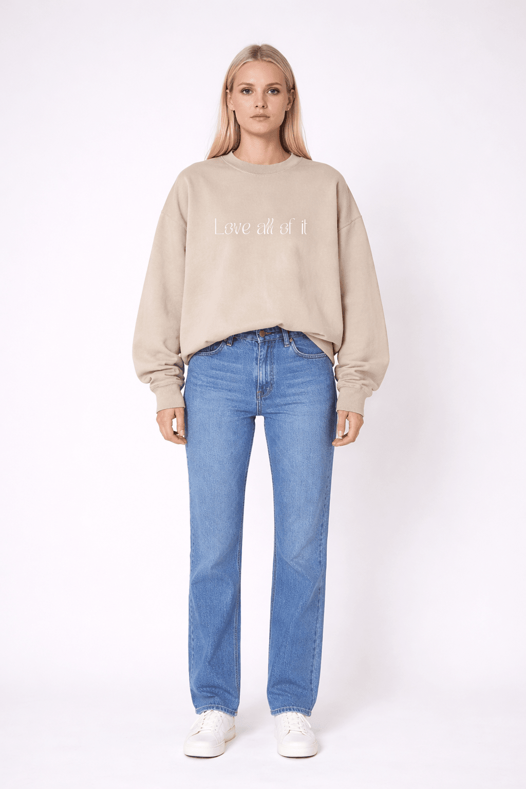 Pinkish Cotton Sweatshirt eco friendly organic cotton streetwear style