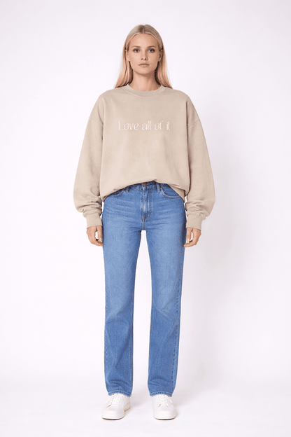 Pinkish Cotton Sweatshirt eco friendly organic cotton streetwear style