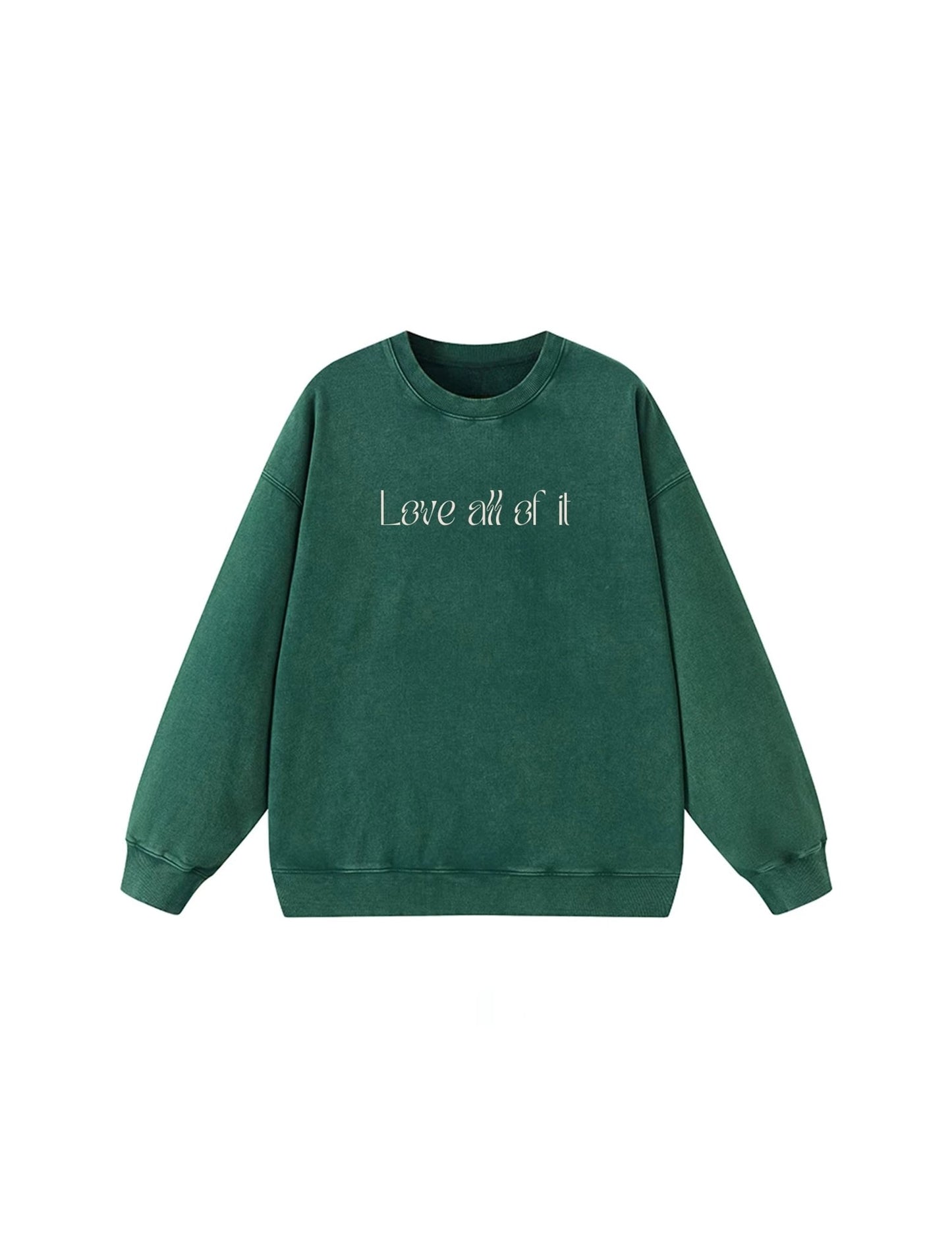 Oversized cotton sweatshirt organic relaxed fit pullover”