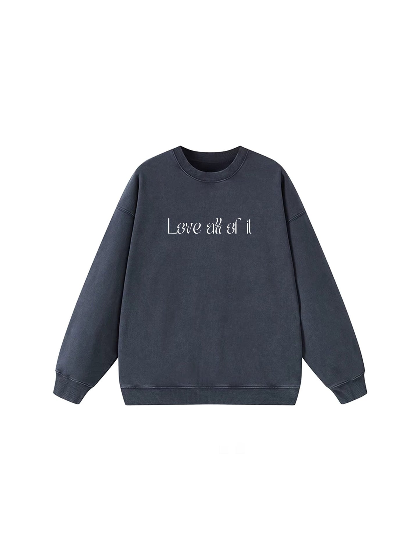 Cotton Sweatshirt breathable organic fabric comfy lounge sweatshirt