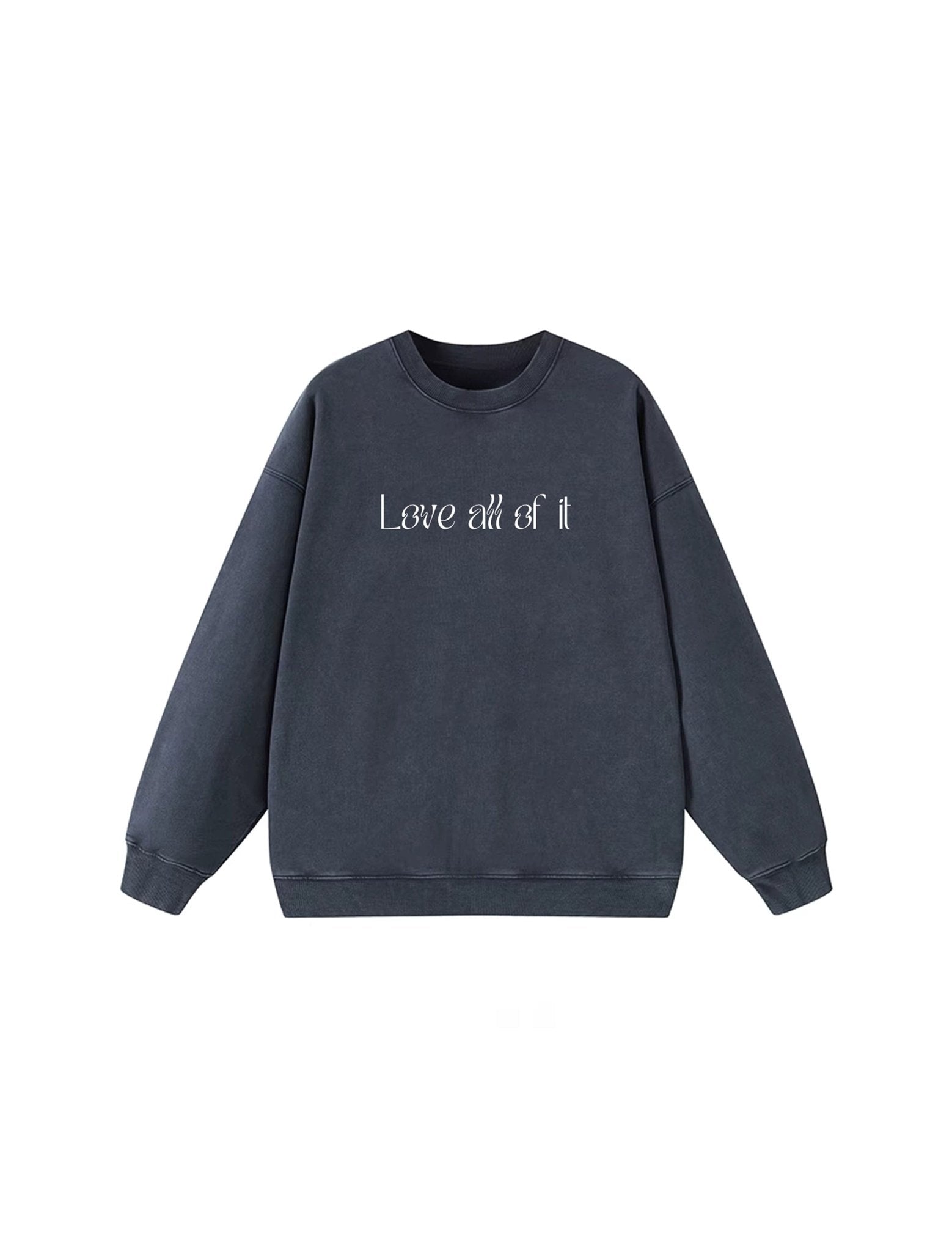 Cotton Sweatshirt breathable organic fabric comfy lounge sweatshirt