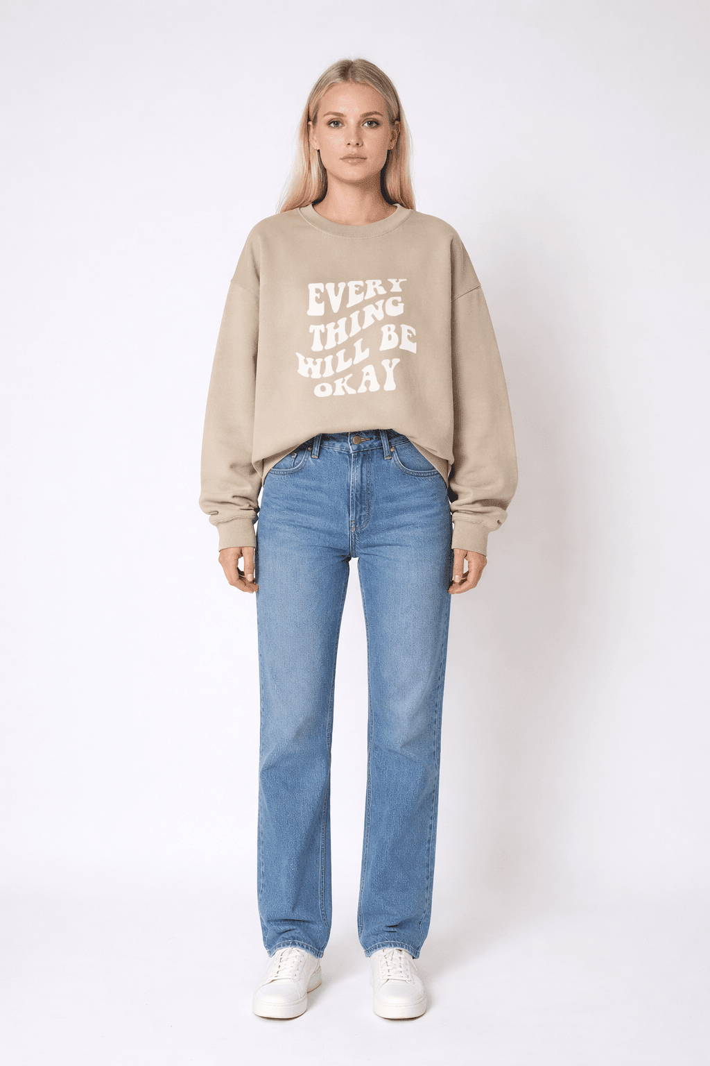 Cotton Sweatshirt sustainable fashion oversized comfy pullover