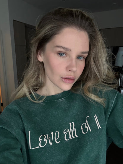 Cotton Sweatshirt women relaxed fit casual everyday wear top