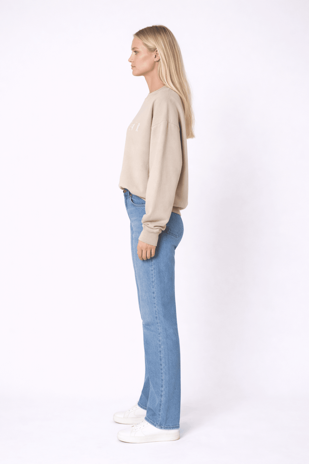 Cotton Sweatshirt comfortable oversized pullover neutral style