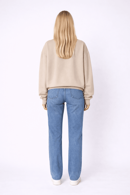 Cotton Sweatshirt modern minimalist casual wear outfit top