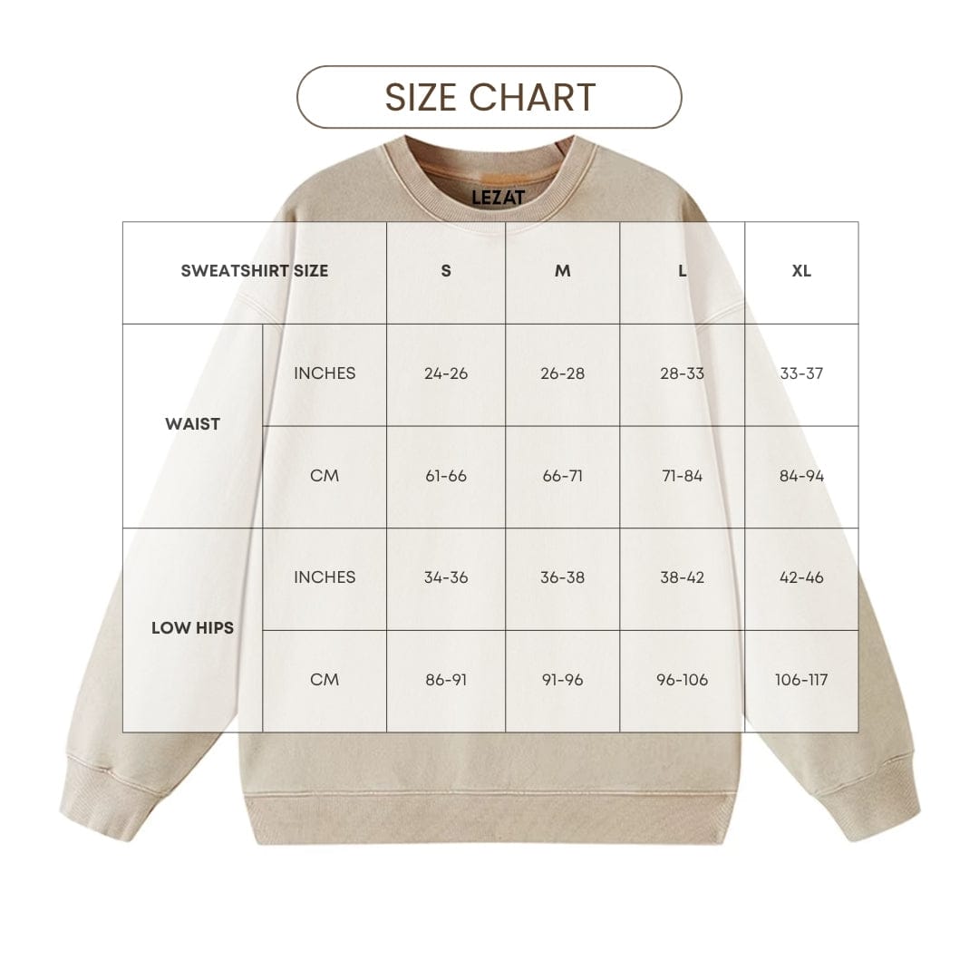 Cotton Sweatshirt soft breathable oversized street style top