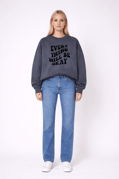 Cotton Sweatshirt high quality organic cotton cozy sweater top